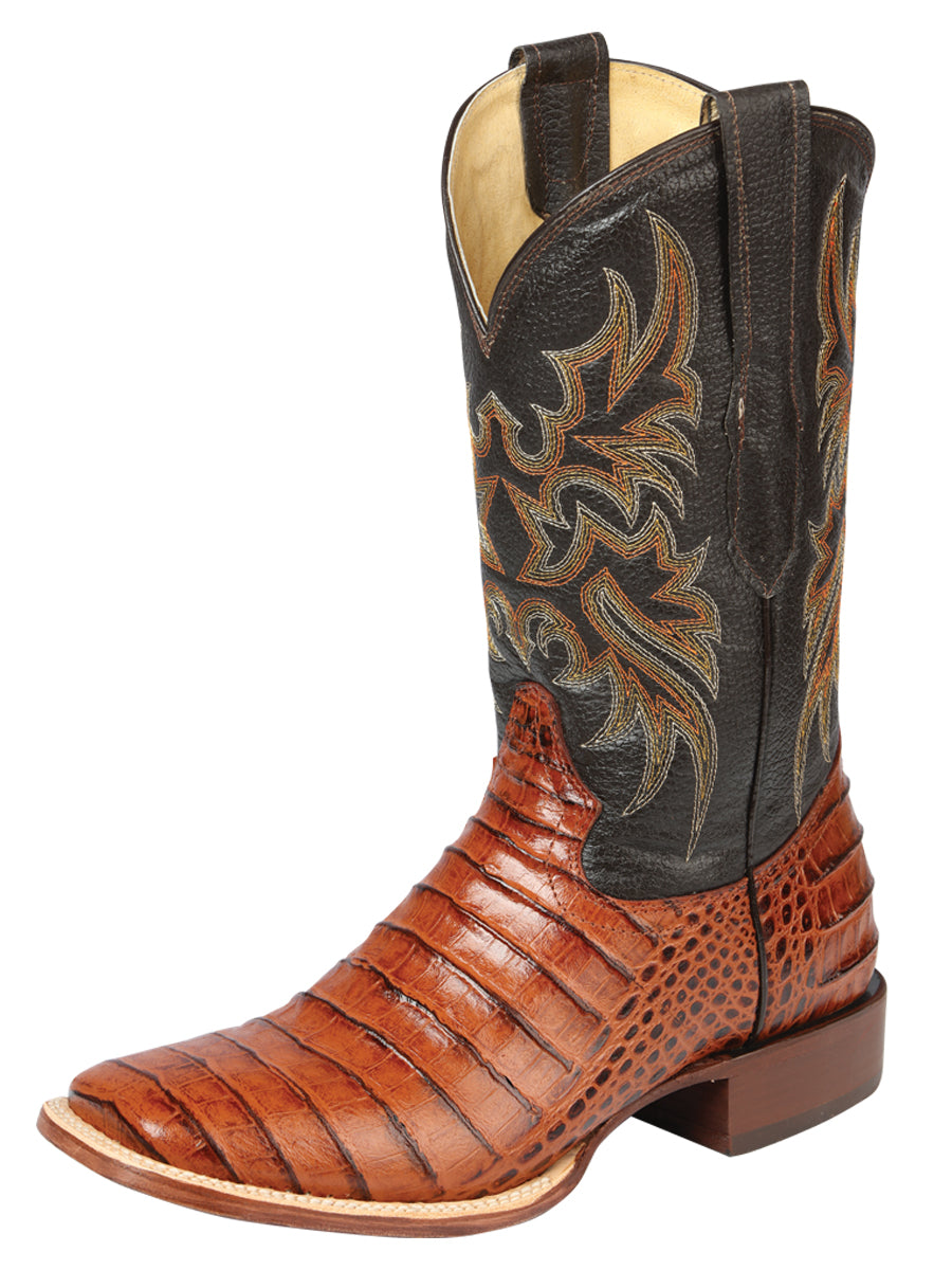Men's Coco Belly Leather Western Cowboy Rodeo Boots 'El Señor De Los Cielos' 44939