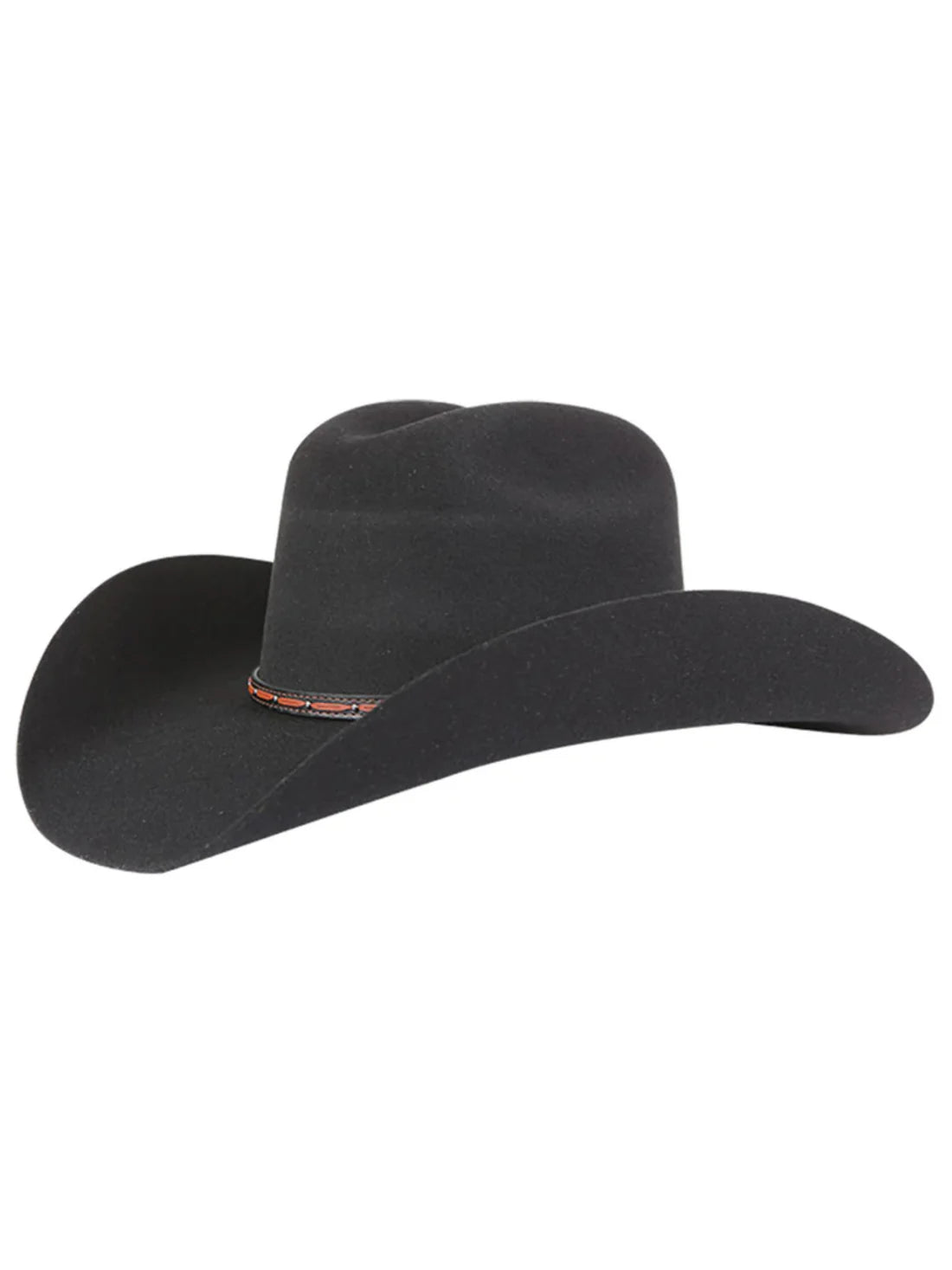 Men's 50X Wool Felt Western Rebeka Cowboy Hat 'El Señor de los Cielos' Black 41675