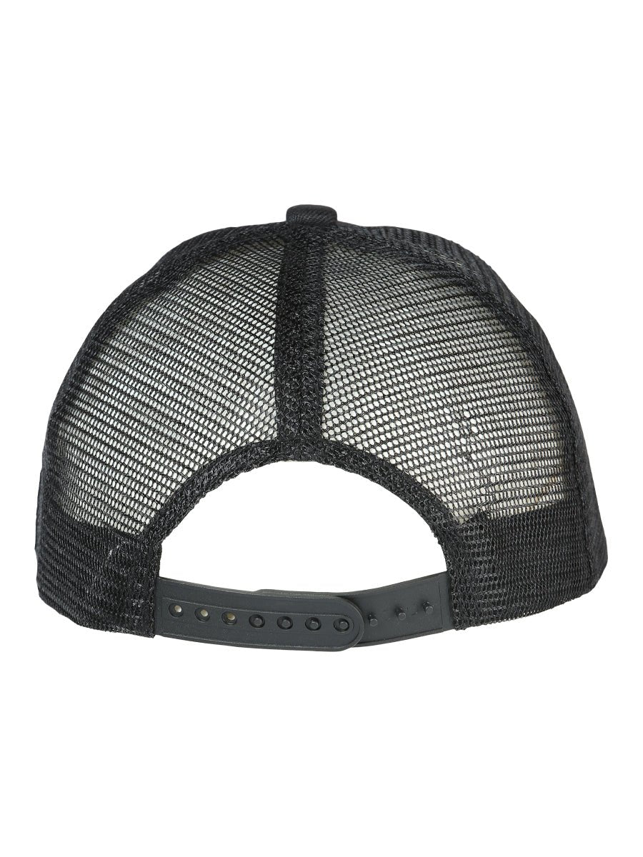 Aguas Calientes Black Embroidered Polyester Snap Back Cap 'El General' 44802 - BELLEZA'S - Aguas Calientes Black Embroidered Polyester Snap Back Cap 'El General' 44802 - Caps - 04480201