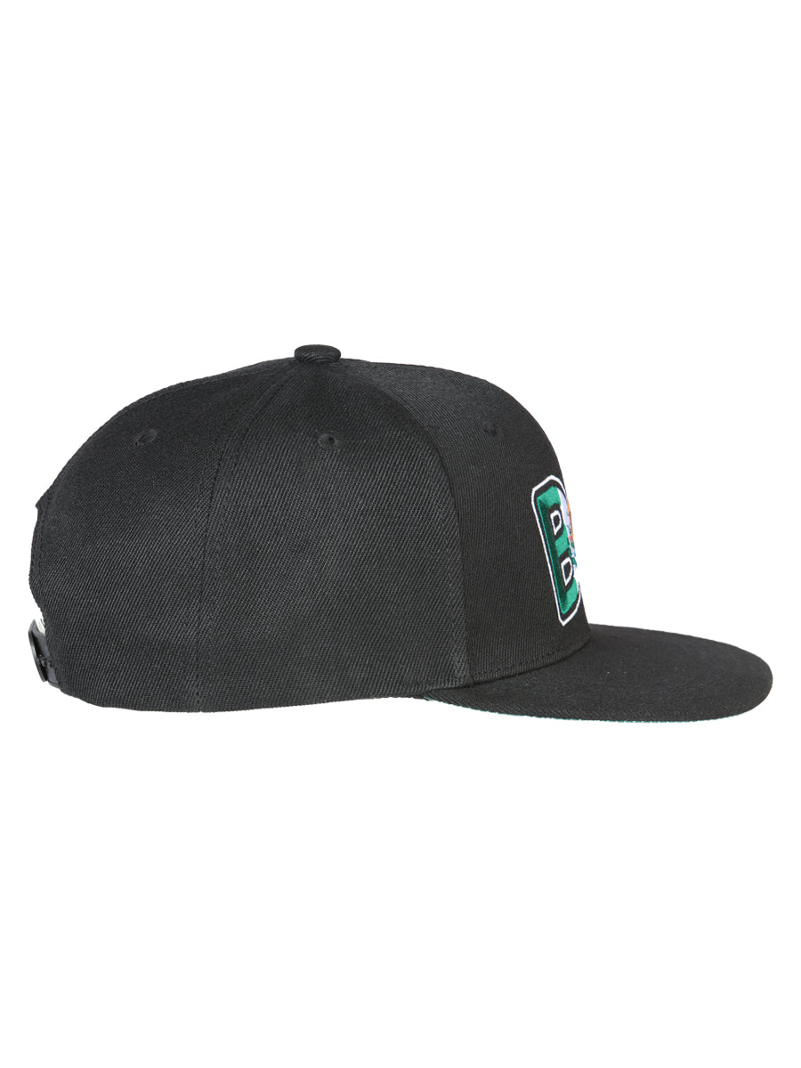 Baja California Black Embroidered Polyester Snap Back Cap 'El General' 44803 - BELLEZA'S - Baja California Black Embroidered Polyester Snap Back Cap 'El General' 44803 - Caps - 04480301