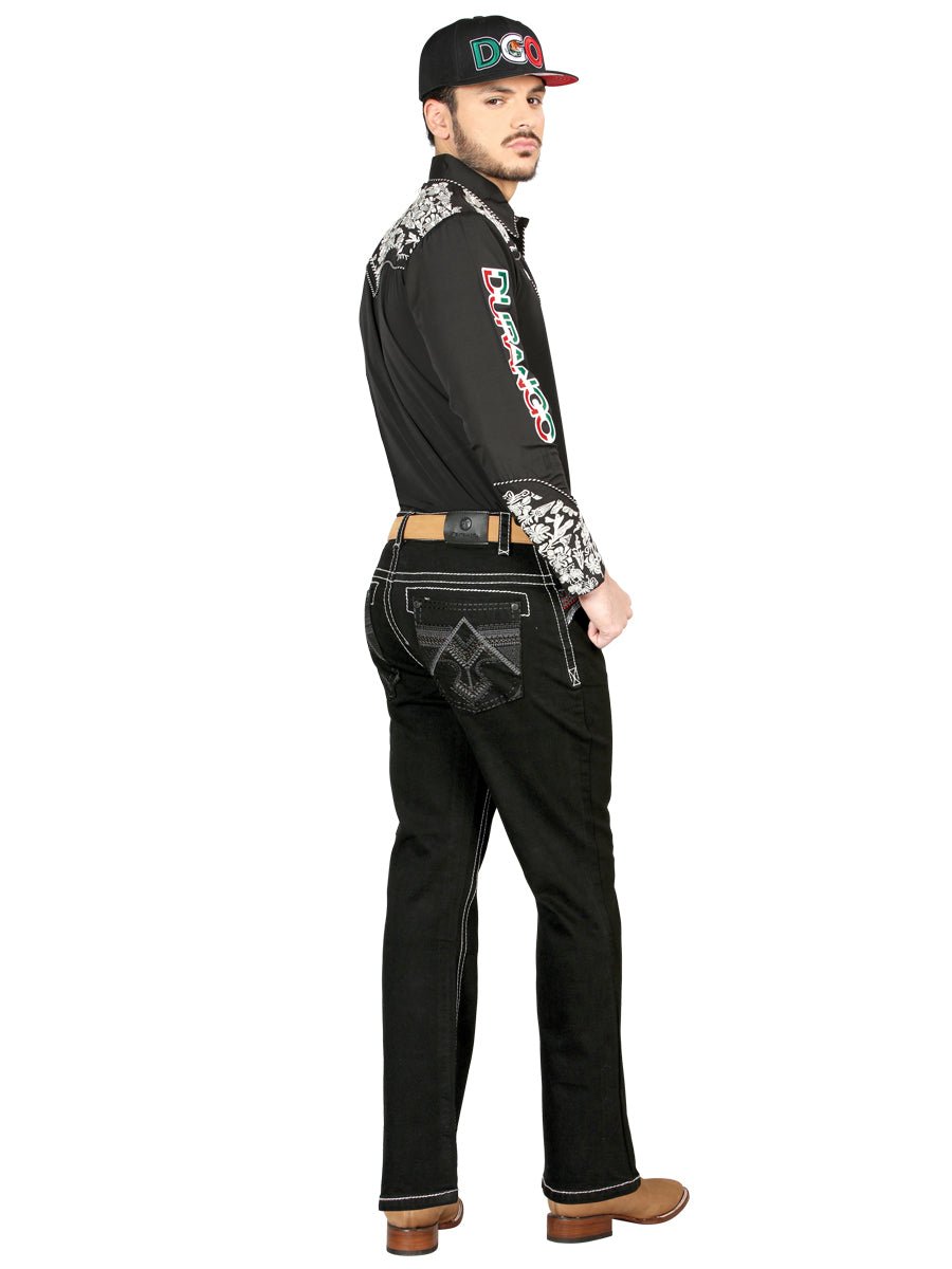 Centenario Bootcut Denim Jeans - Black 44964 - BELLEZA'S - Centenario Bootcut Denim Jeans - Black 44964 - Men's Pants - 04496401