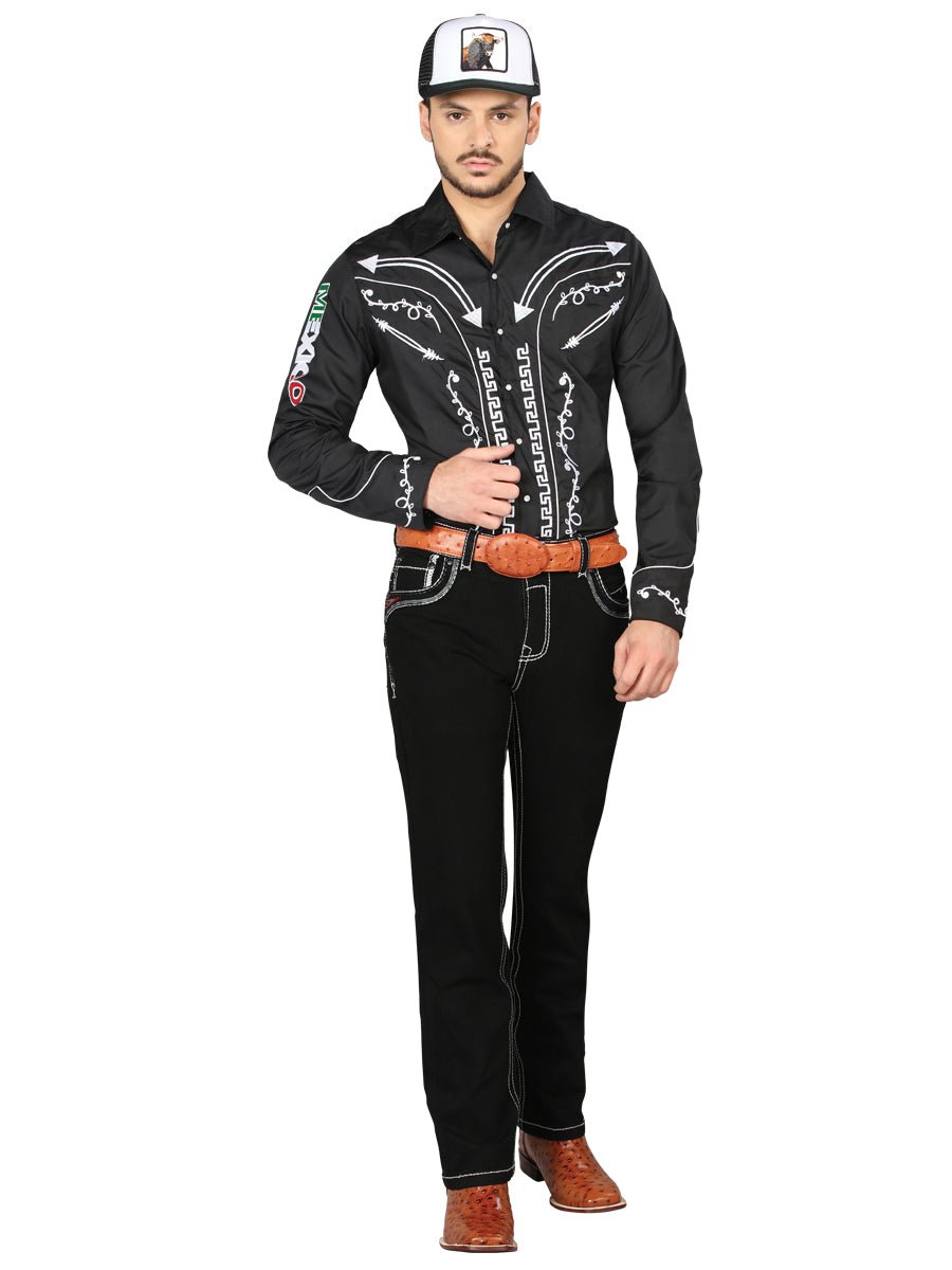 Centenario Bootcut Denim Jeans - Black 44966 - BELLEZA'S - Centenario Bootcut Denim Jeans - Black 44966 - Men's Pants - 04496601