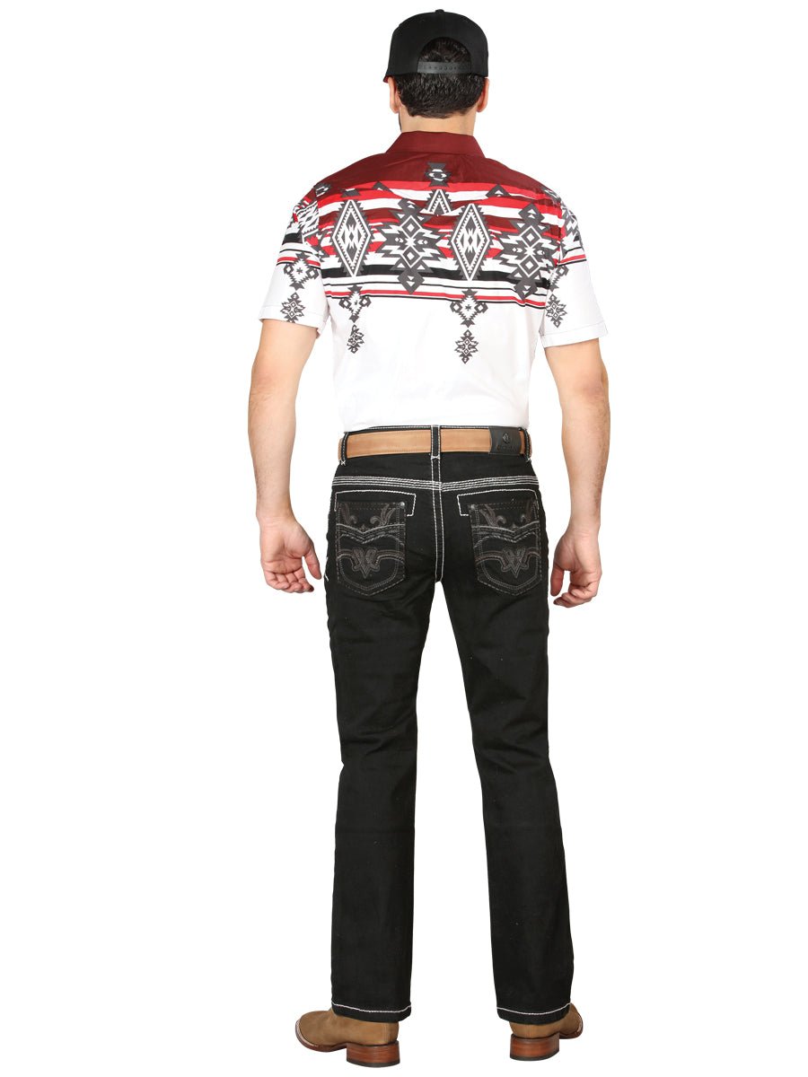 Centenario Bootcut Denim Jeans - Black 44972 - BELLEZA'S - Centenario Bootcut Denim Jeans - Black 44972 - Men's Pants - 04497201