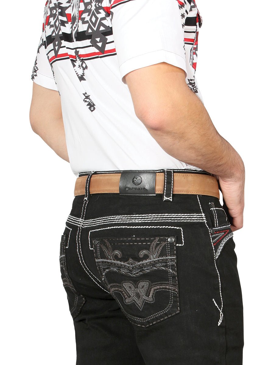 Centenario Bootcut Denim Jeans - Black 44972 - BELLEZA'S - Centenario Bootcut Denim Jeans - Black 44972 - Men's Pants - 04497201