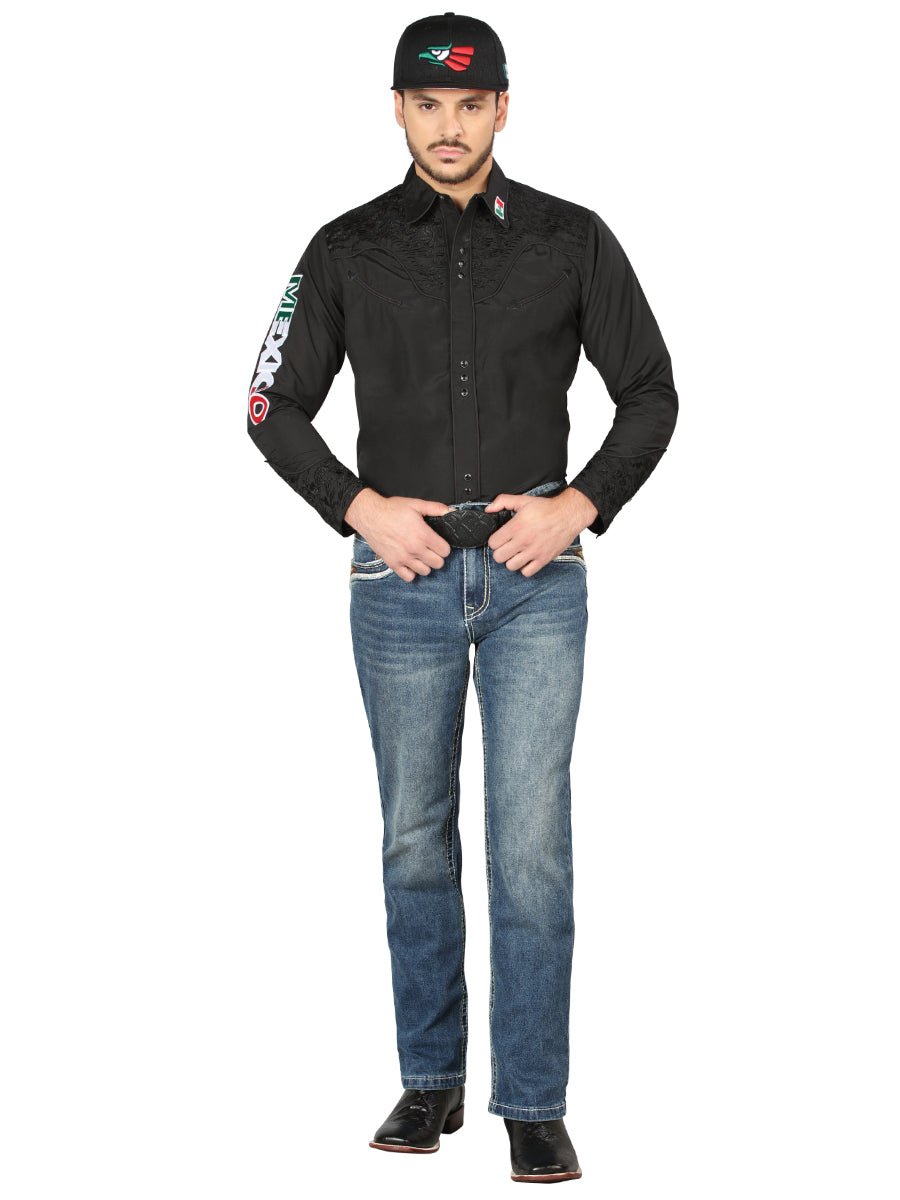 Centenario Bootcut Denim Jeans - Dark Blue 44967 - BELLEZA'S - Centenario Bootcut Denim Jeans - Dark Blue 44967 - Men's Pants - 04496701