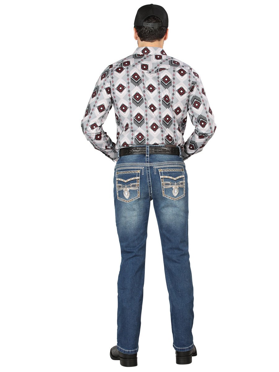 Centenario Bootcut Denim Jeans - Dark Blue 44974 - BELLEZA'S - Centenario Bootcut Denim Jeans - Dark Blue 44974 - Men's Pants - 04497401