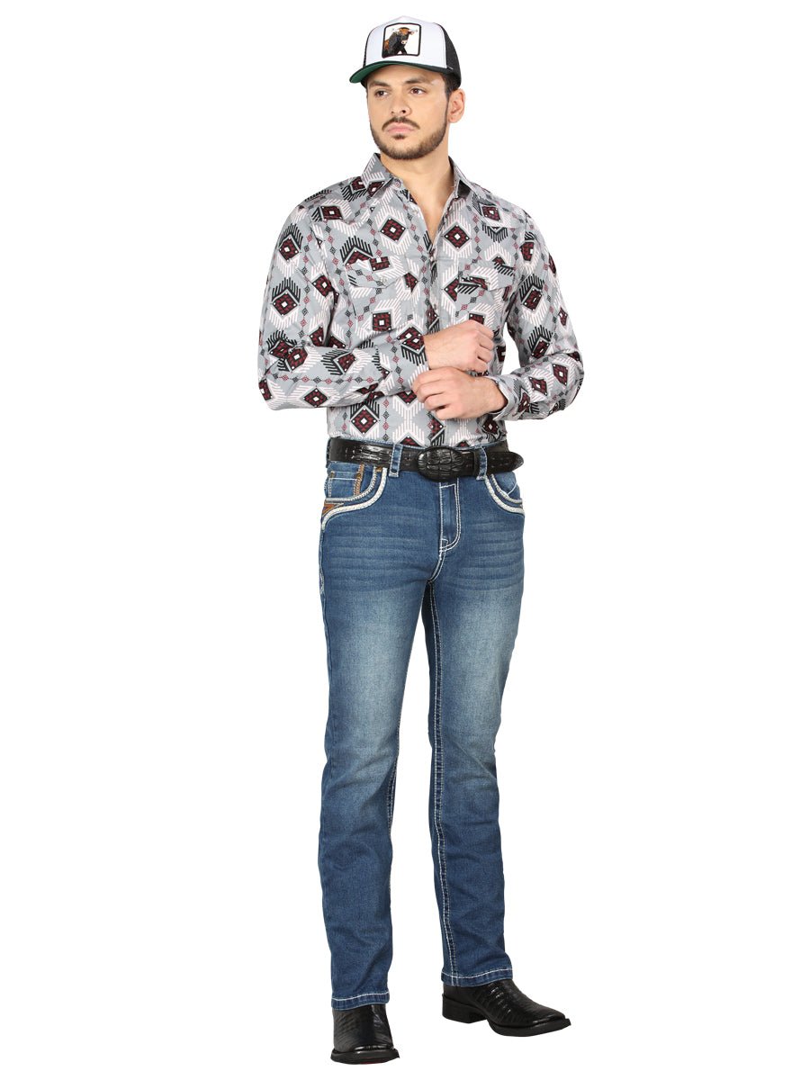 Centenario Bootcut Denim Jeans - Dark Blue 44974 - BELLEZA'S - Centenario Bootcut Denim Jeans - Dark Blue 44974 - Men's Pants - 04497401