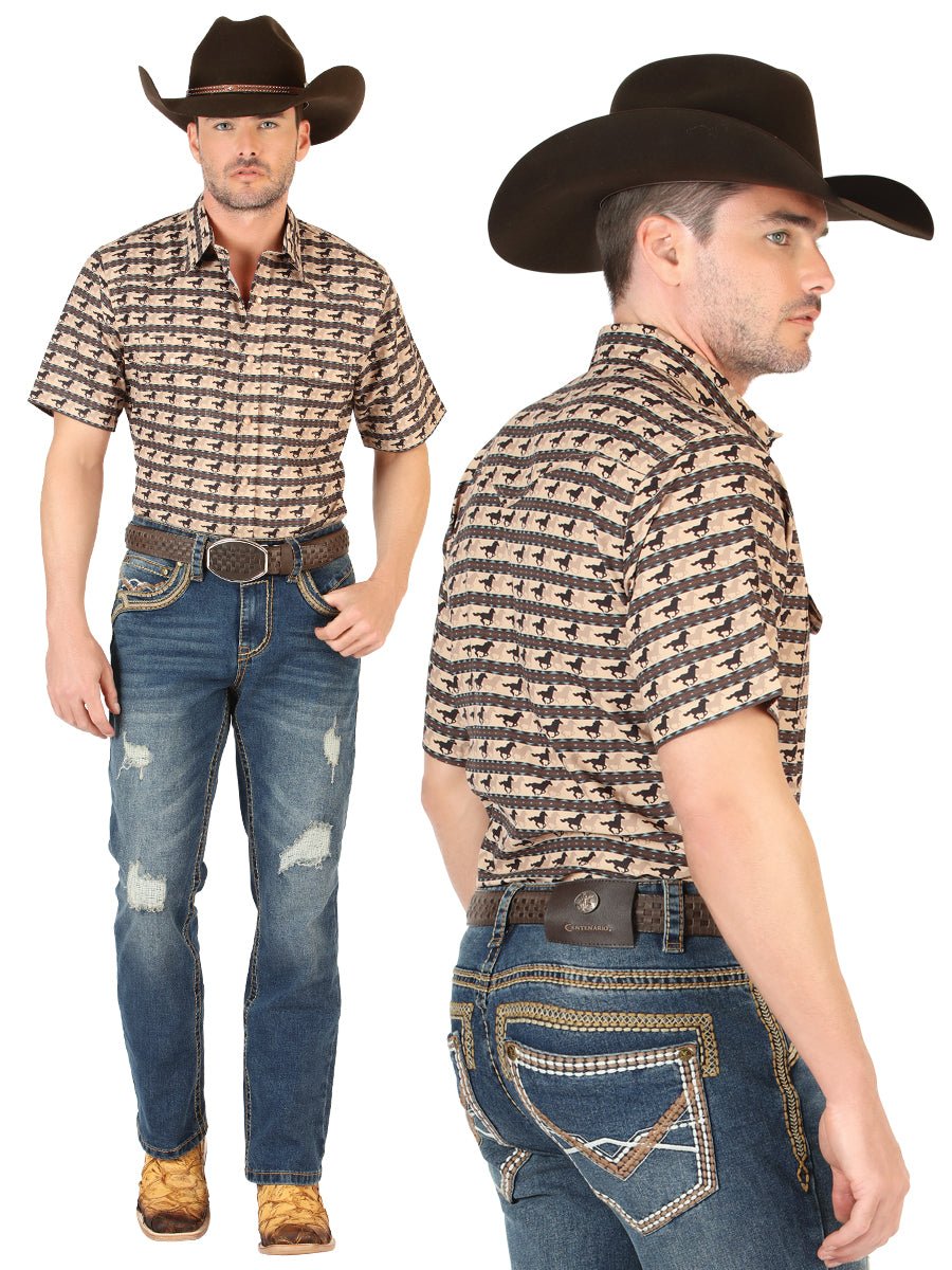 Centenario Men’s Bootcut Jeans - Dark Blue 45534 - BELLEZA'S - Centenario Men’s Bootcut Jeans - Dark Blue 45534 - CABALLERO - 04553401