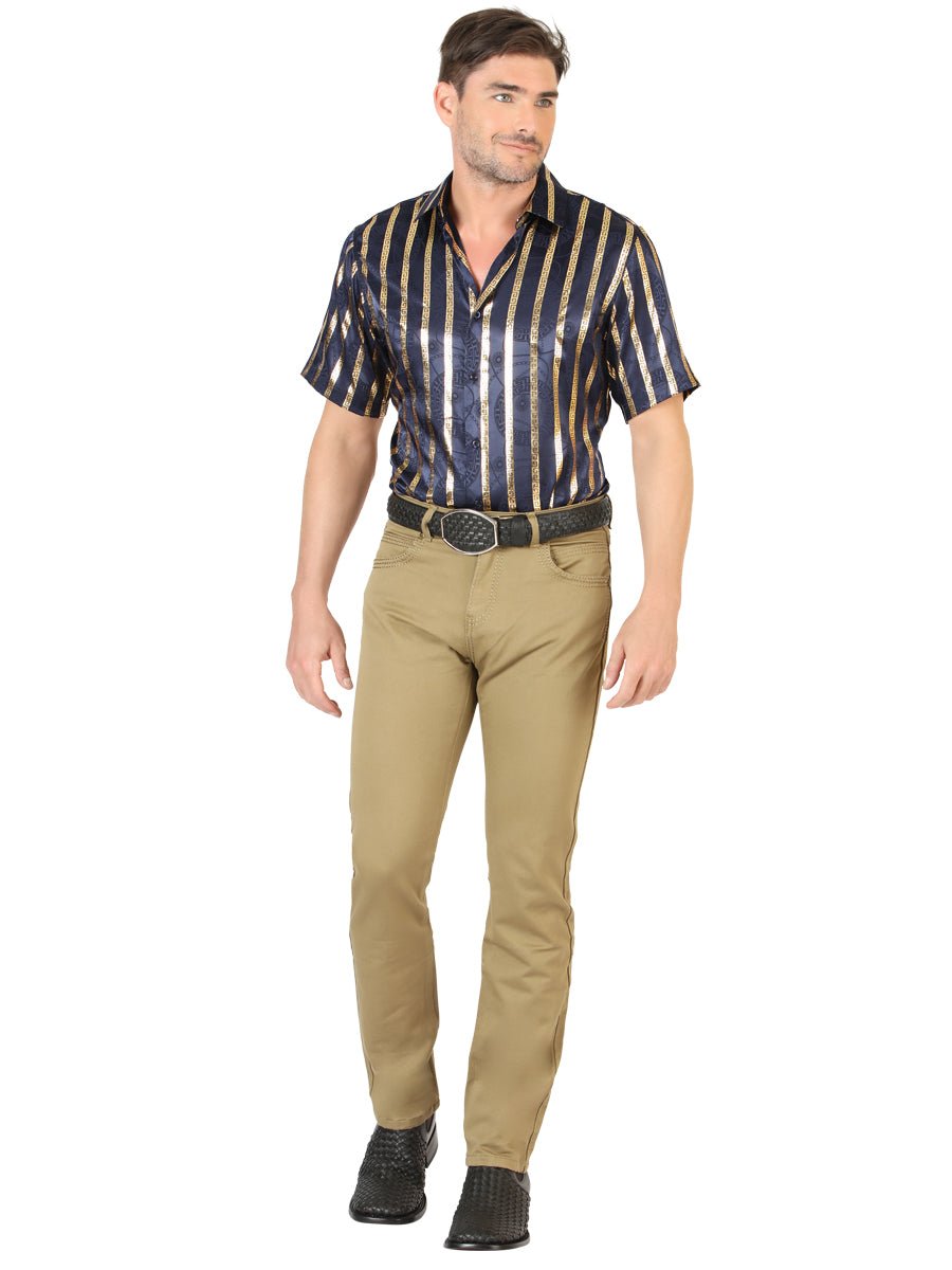 Centenario Slim Fit Denim Pants - Khaki 45542 - BELLEZA'S - Centenario Slim Fit Denim Pants - Khaki 45542 - CABALLERO - 04554201