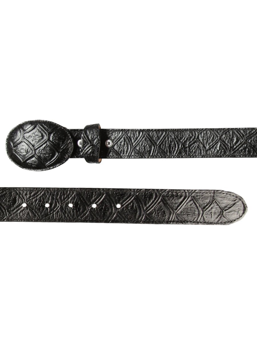 Cowboy Belt - El General - Imitation - Pirarucu - Black 44667 - BELLEZA'S - Cowboy Belt - El General - Imitation - Pirarucu - Black 44667 - CABALLERO - 04466701
