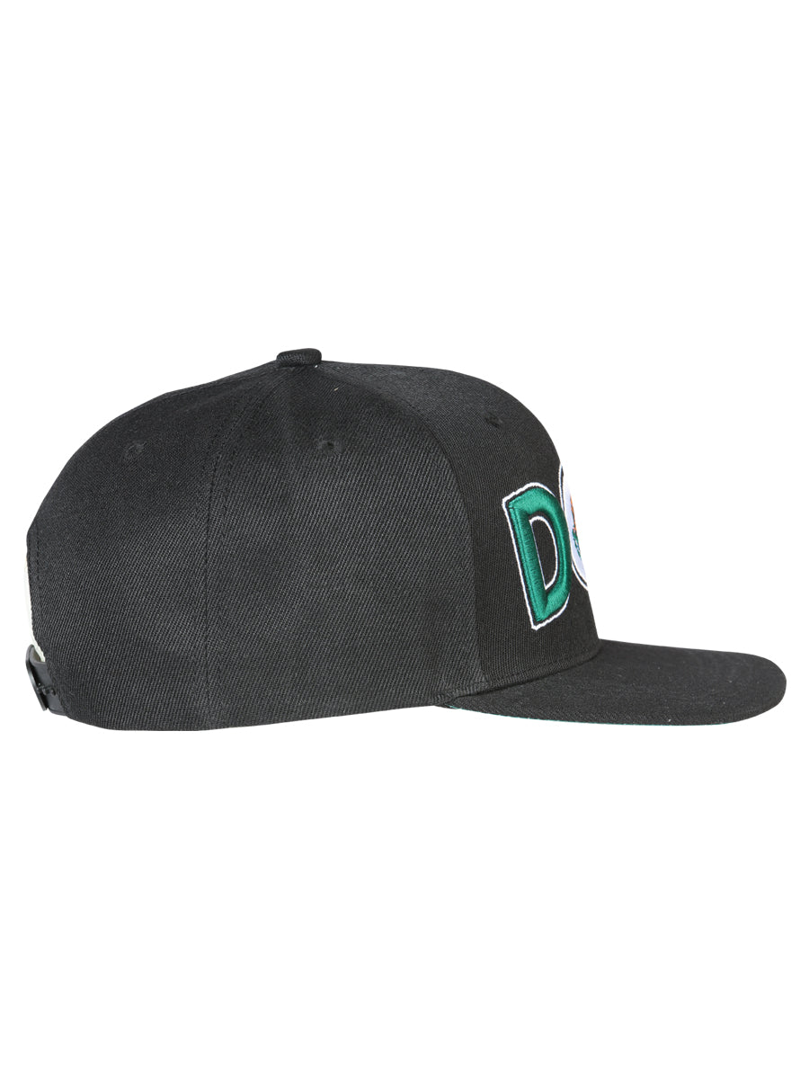 Durango Black Embroidered Polyester Snap Back Cap 'El General' 44787 - BELLEZA'S - Durango Black Embroidered Polyester Snap Back Cap 'El General' 44787 - Caps - 04478701