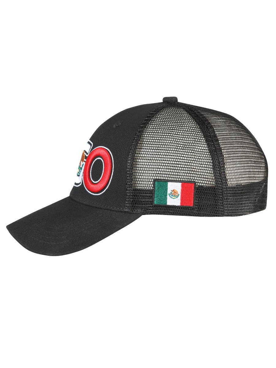 Durango Black Embroidered Polyester Snap Back Cap 'El General' 44788 - BELLEZA'S - Durango Black Embroidered Polyester Snap Back Cap 'El General' 44788 - Caps - 04478801
