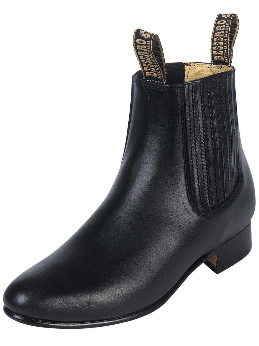 El Besserro Charro Boot - Leather Black 207 - BELLEZA'S - El Besserro Charro Boot - Leather Black 207 - CABALLERO - 00020701