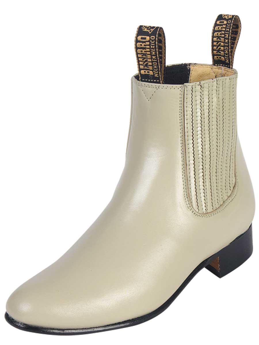 El Besserro Charro Boot - Leather Bone 201 - BELLEZA'S - El Besserro Charro Boot - Leather Bone 201 - CABALLERO - 00020101