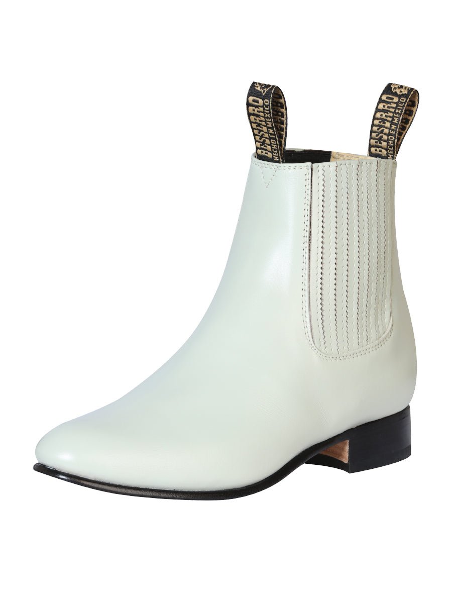 El Besserro Charro Boot - Leather Bone 201 - BELLEZA'S - El Besserro Charro Boot - Leather Bone 201 - CABALLERO - 00020101