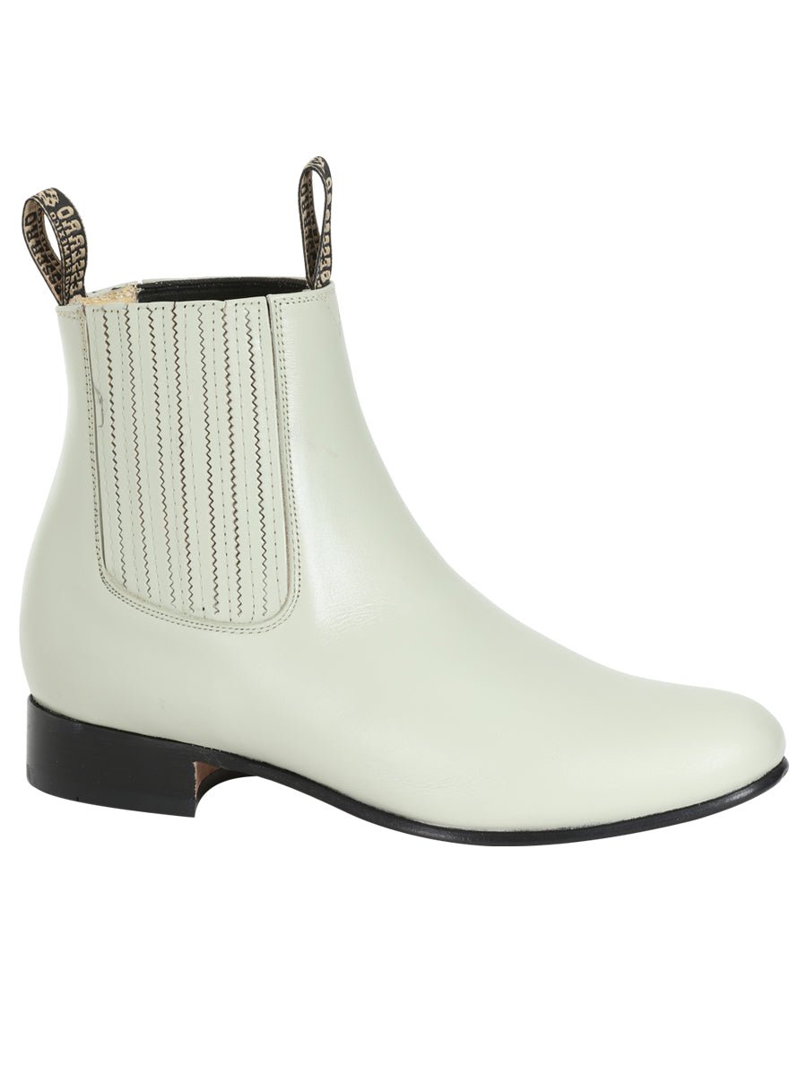 El Besserro Charro Boot - Leather Bone 201 - BELLEZA'S - El Besserro Charro Boot - Leather Bone 201 - CABALLERO - 00020101