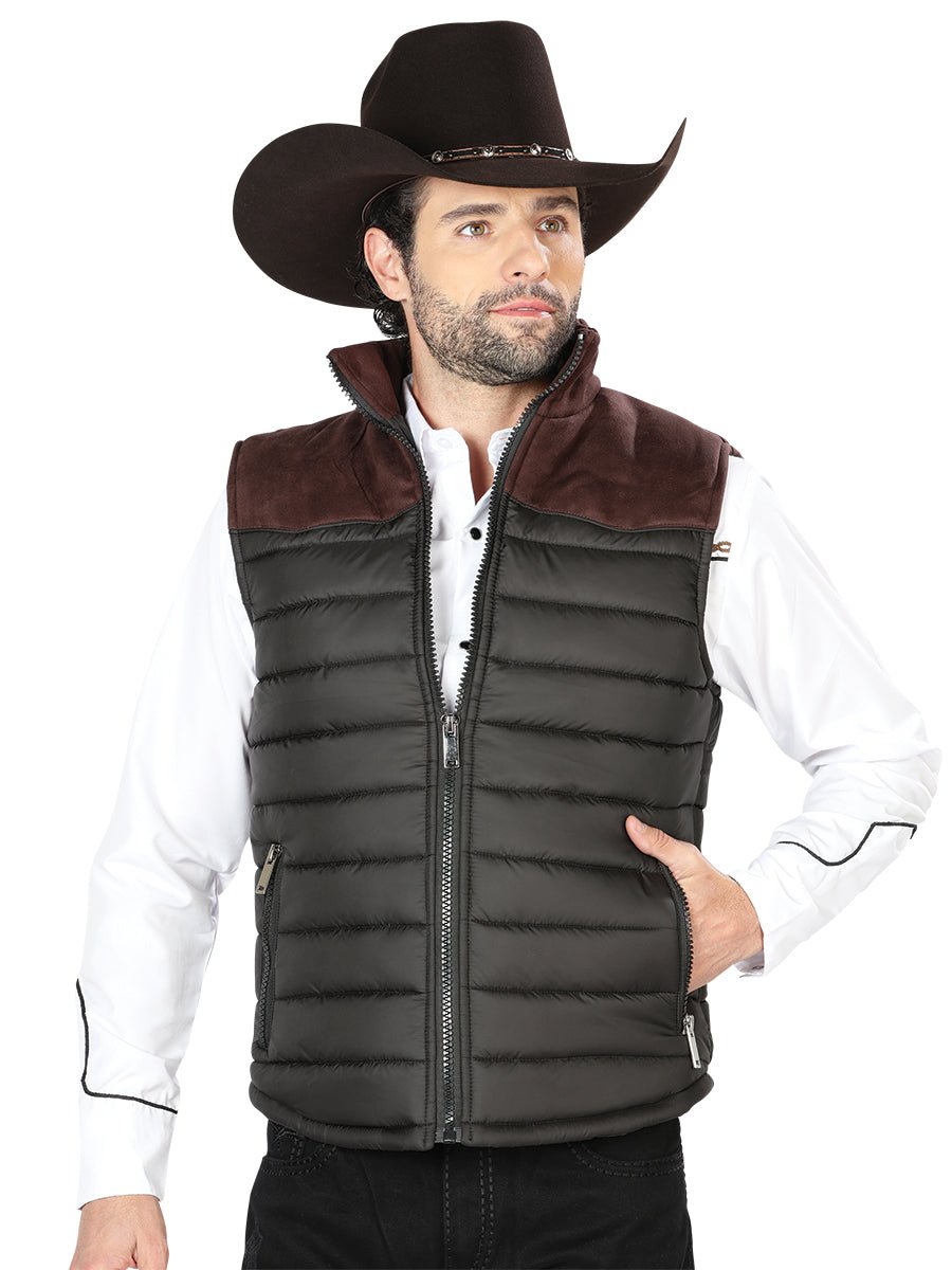 El General Blooma Vest Black/Brown 43316 - BELLEZA'S - El General Blooma Vest Black/Brown 43316 - CABALLERO - 04331601