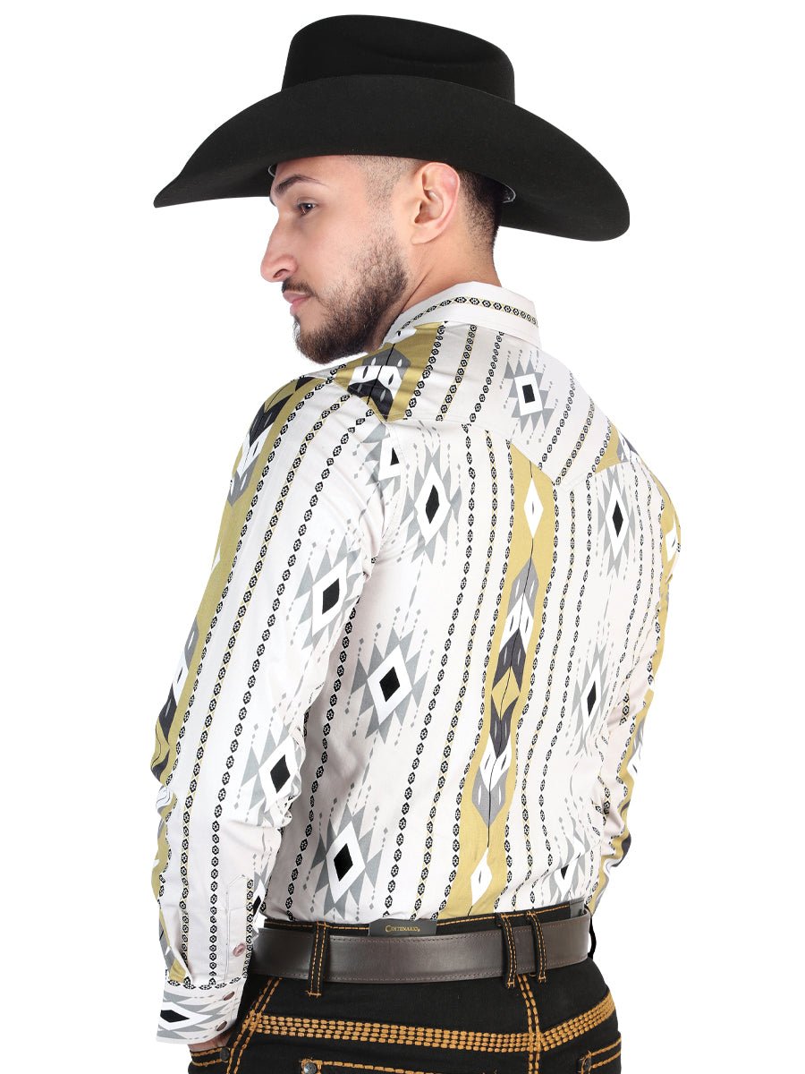 El General - Casual Long Sleeve Shirt - Gris 44473 - BELLEZA'S - El General - Casual Long Sleeve Shirt - Gris 44473 - CABALLERO - 04447301