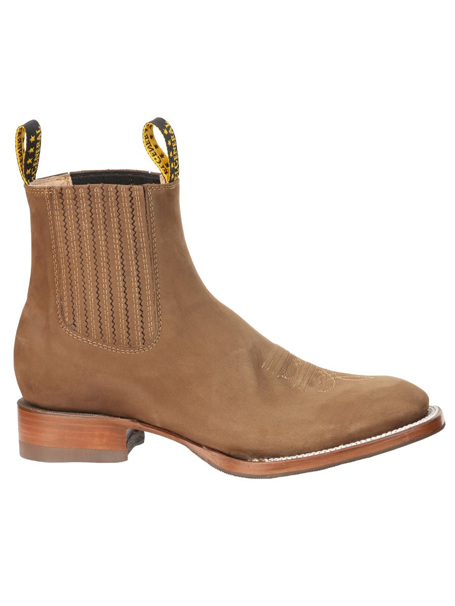 El General Men’s Ankle Boots - Nobuck Brown 45338 - BELLEZA'S - El General Men’s Ankle Boots - Nobuck Brown 45338 - CABALLERO - 04533801