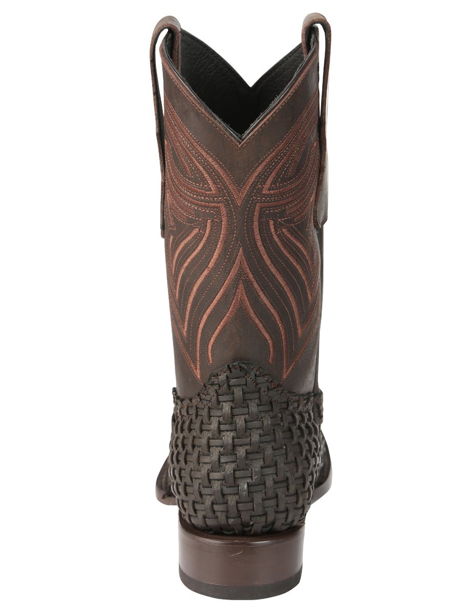 El General Men’s Leather Rodeo Boots Petatillo - Chocolate 45013 - BELLEZA'S - El General Men’s Leather Rodeo Boots Petatillo - Chocolate 45013 - CABALLERO - 04501301