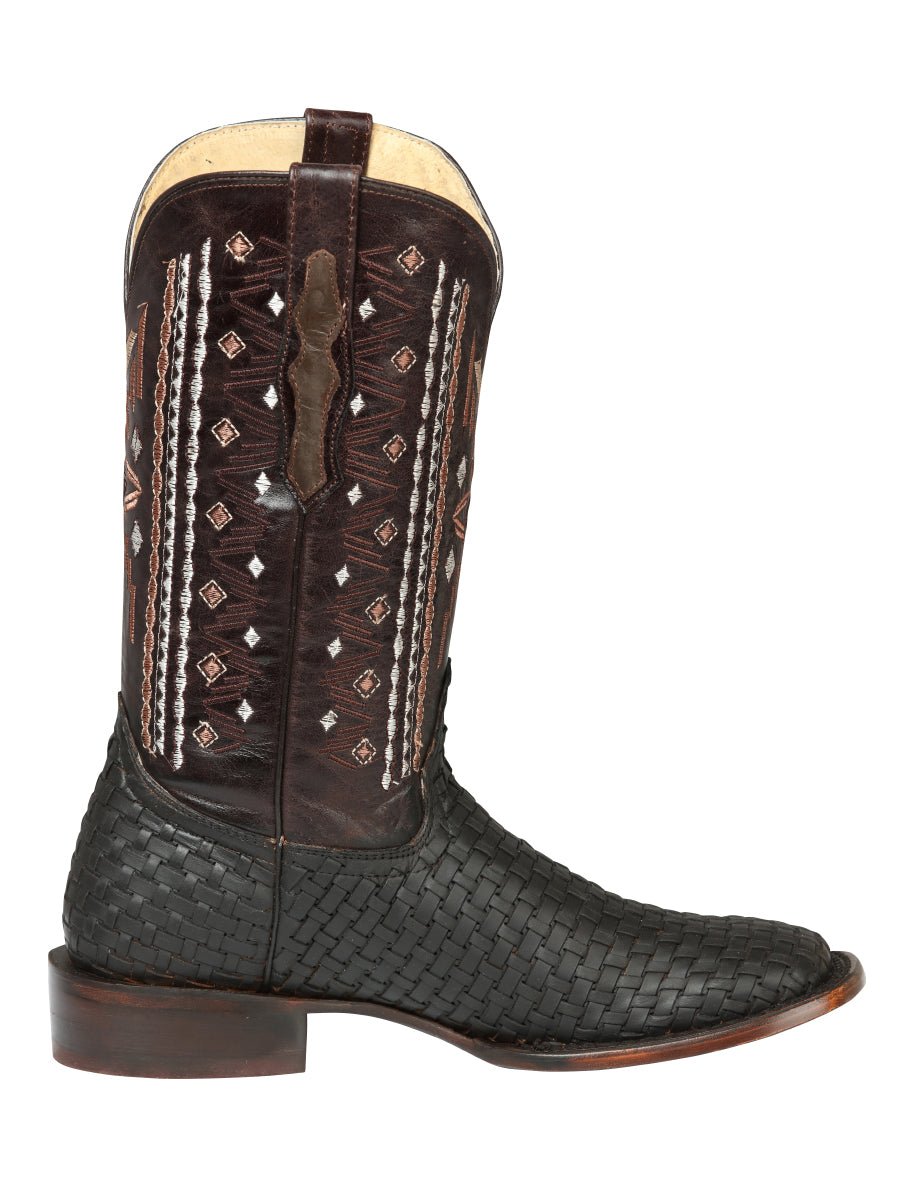 El General Men’s Leather Rodeo Boots Petatillo - Crazy Brown 44861 - BELLEZA'S - El General Men’s Leather Rodeo Boots Petatillo - Crazy Brown 44861 - CABALLERO - 04486101