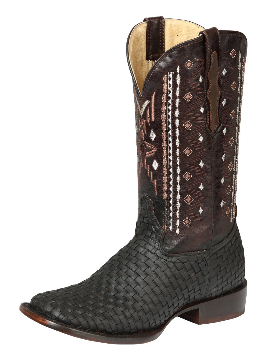 El General Men’s Leather Rodeo Boots Petatillo - Crazy Brown 44861 - BELLEZA'S - El General Men’s Leather Rodeo Boots Petatillo - Crazy Brown 44861 - CABALLERO - 04486101