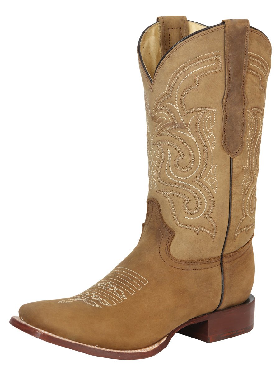 El General Men's Rodeo Boot – Crazy Leather - Cappuccino 45206 - BELLEZA'S - El General Men's Rodeo Boot – Crazy Leather - Cappuccino 45206 - CABALLERO - 04520601