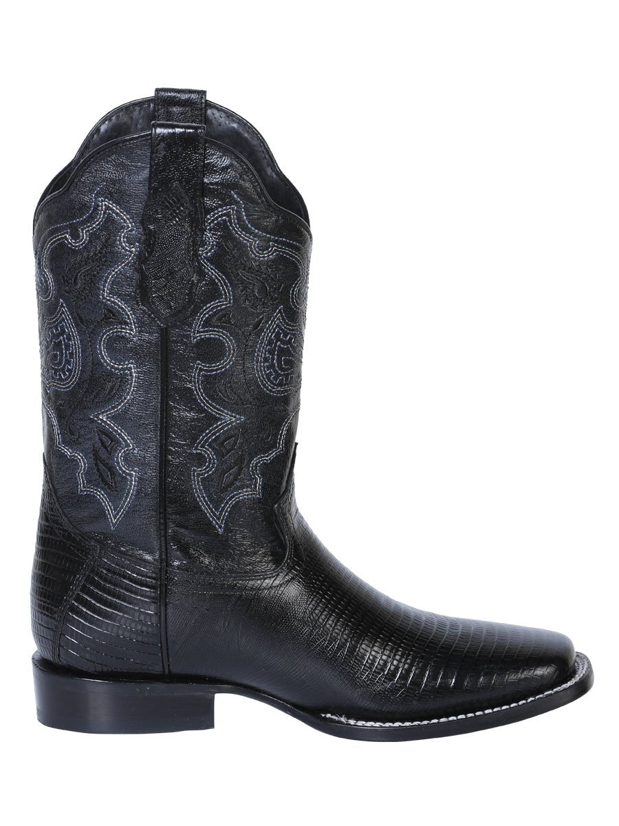 El General Men's Rodeo Boot - Imitation Lizard - Black 41904 - BELLEZA'S - El General Men's Rodeo Boot - Imitation Lizard - Black 41904 - CABALLERO - 04190401