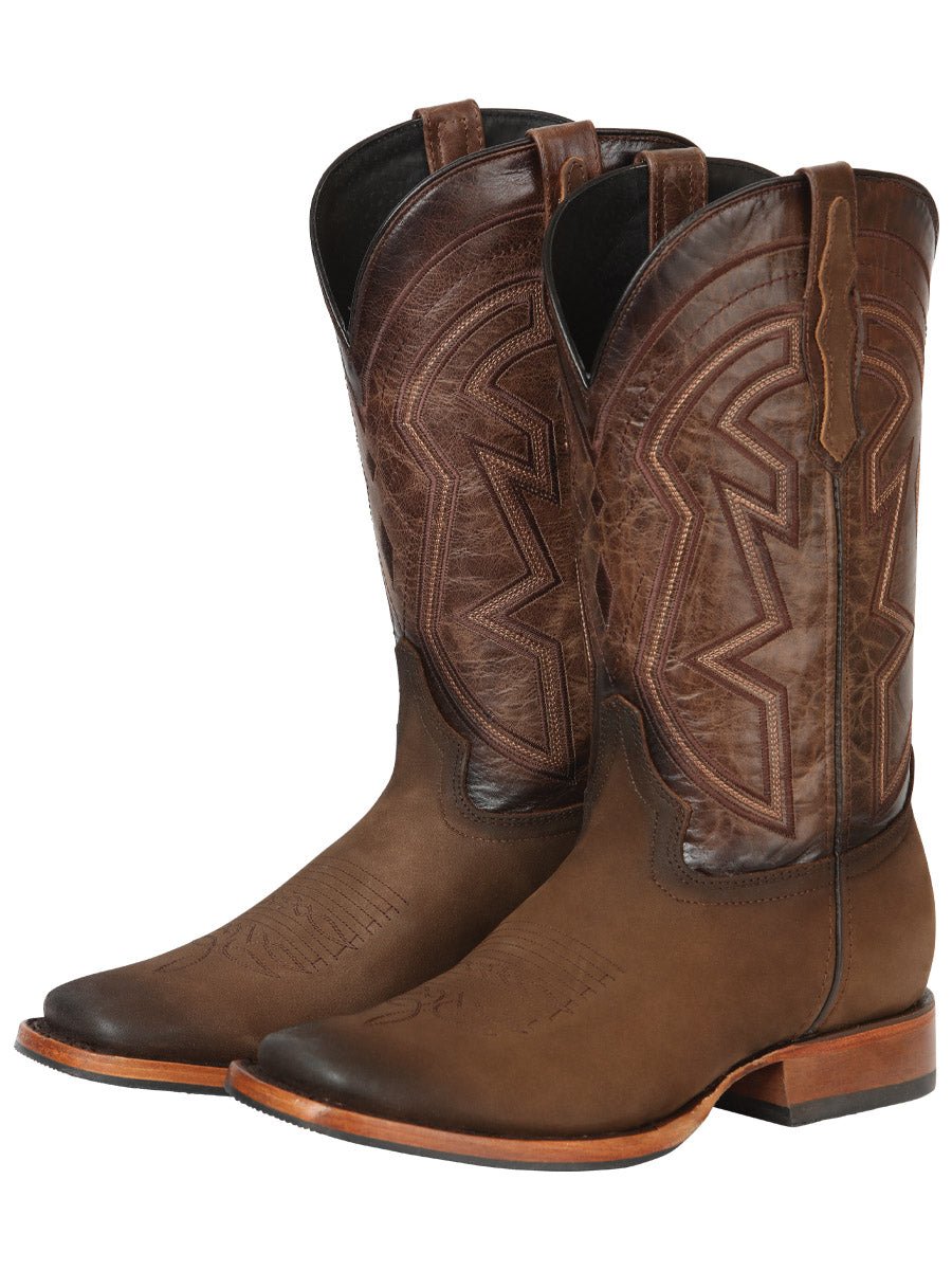 El General Men's Rodeo Boots - Nobuck Camel 45568 - BELLEZA'S - El General Men's Rodeo Boots - Nobuck Camel 45568 - Men's Boot - 04556801