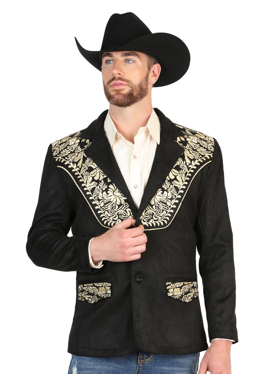 El General Men’s Suede Blazer - Black 45647 - BELLEZA'S - El General Men’s Suede Blazer - Black 45647 - CABALLERO - 04564701