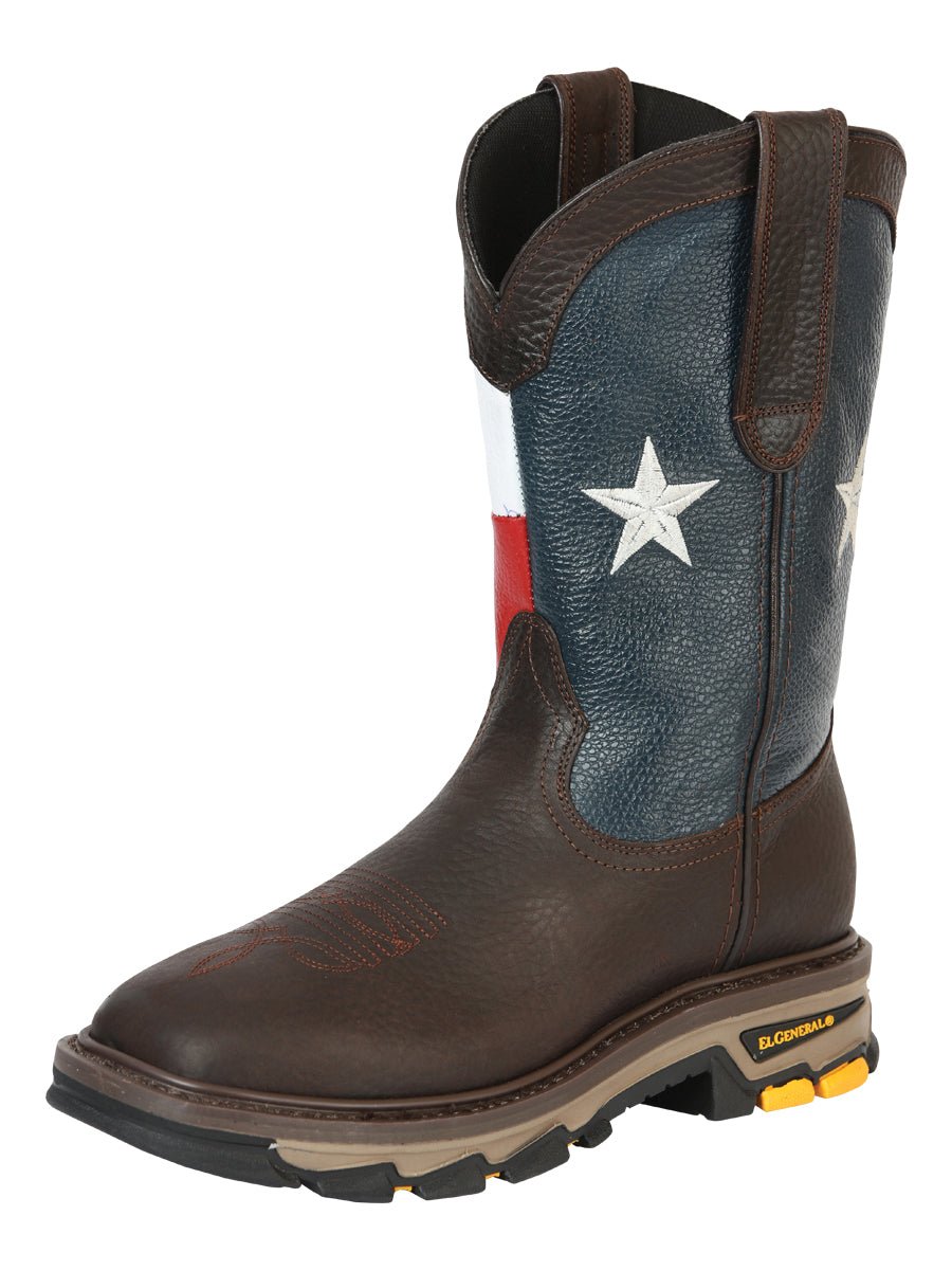 El General Men’s Work Boot - Bull Fight Leather - Choco 44749 - BELLEZA'S - El General Men’s Work Boot - Bull Fight Leather - Choco 44749 - CABALLERO - 04474901