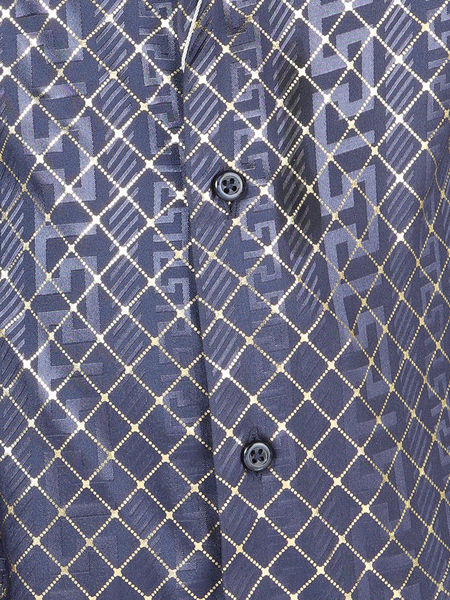 El General Navy Blue Casual Long - Sleeve Shirt 44569 - BELLEZA'S - El General Navy Blue Casual Long - Sleeve Shirt 44569 - NIÑO - 04456901