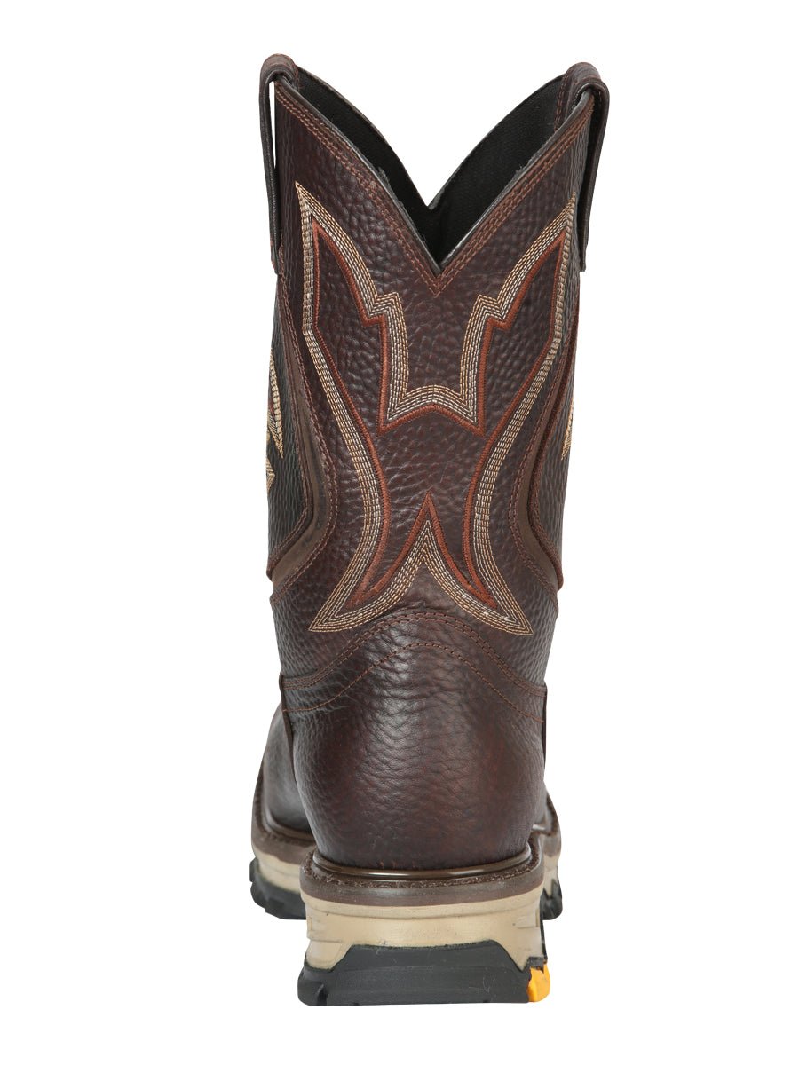 El General Rodeo Work Boot - Bull Fight Brown 44692 - BELLEZA'S - El General Rodeo Work Boot - Bull Fight Brown 44692 - CABALLERO - 04469201