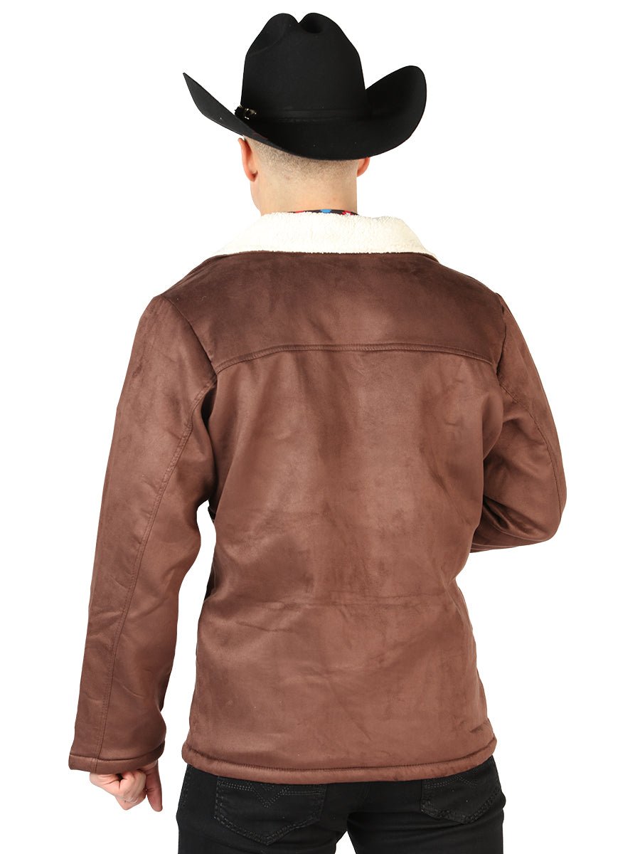 El General Suede Jacket Brown 44140 - BELLEZA'S - El General Suede Jacket Brown 44140 - CABALLERO - 04414001