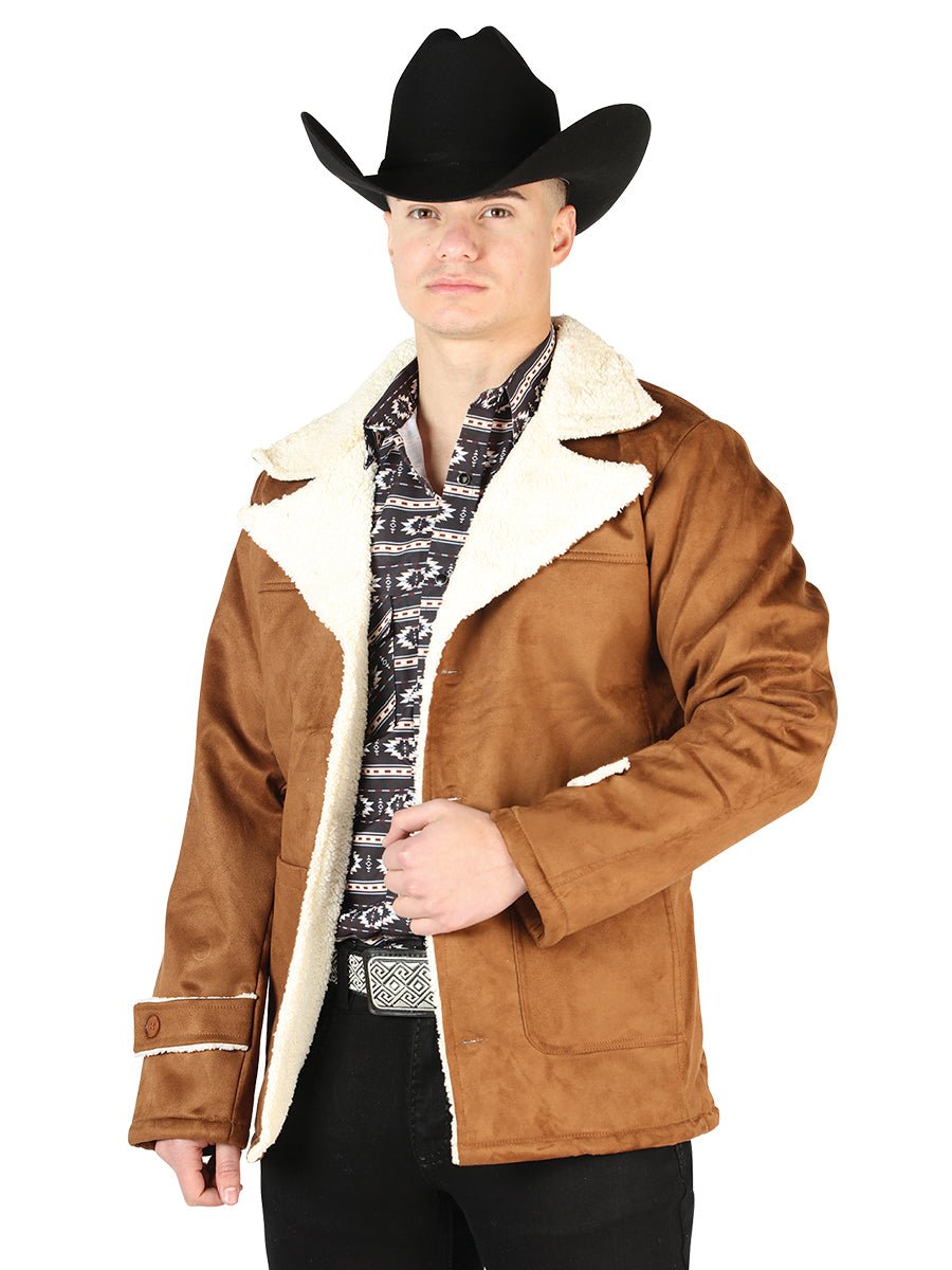El General Suede Jacket Tan 44139 - BELLEZA'S - El General Suede Jacket Tan 44139 - CABALLERO - 04413901