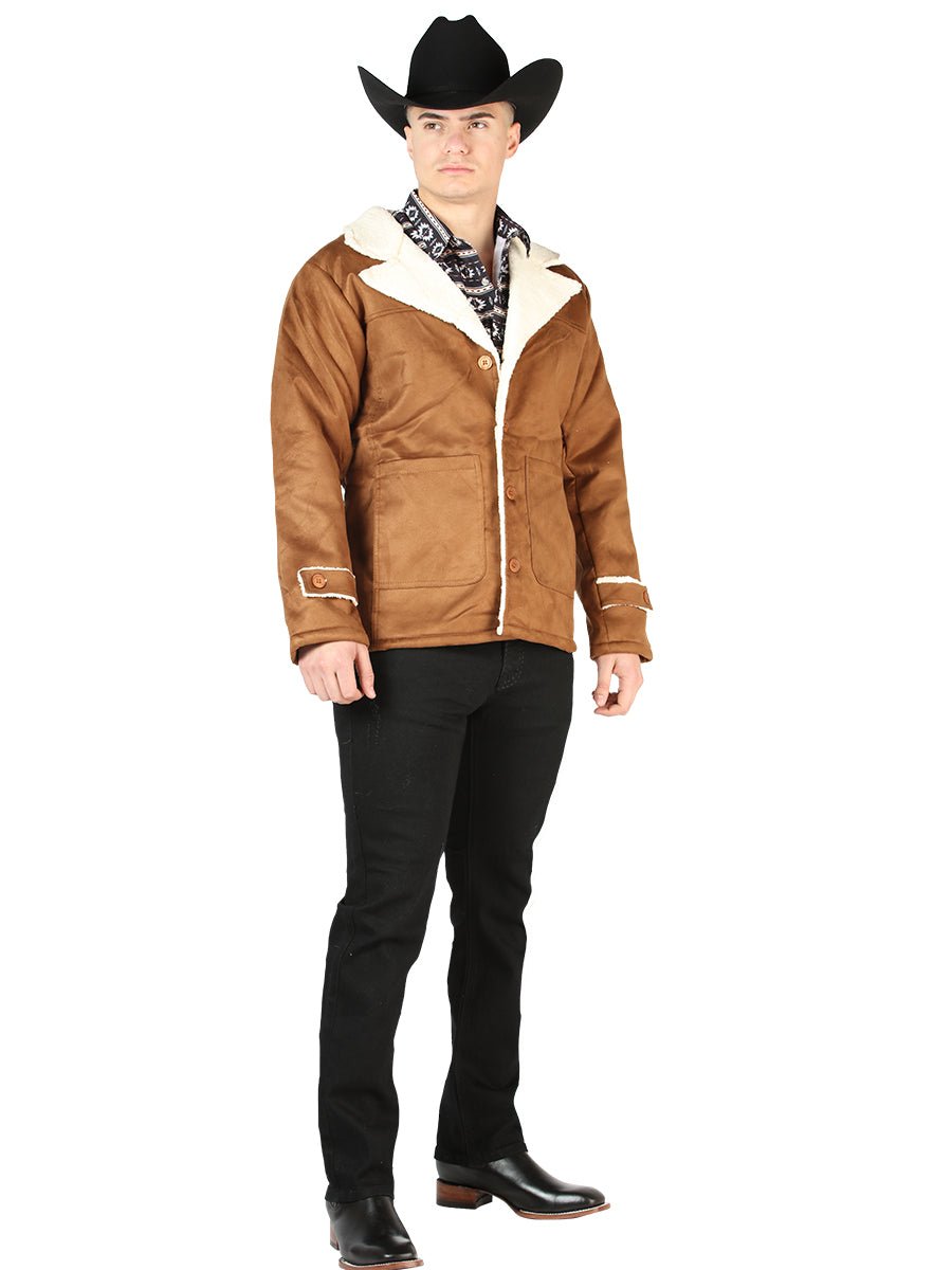 El General Suede Jacket Tan 44139 - BELLEZA'S - El General Suede Jacket Tan 44139 - CABALLERO - 04413901