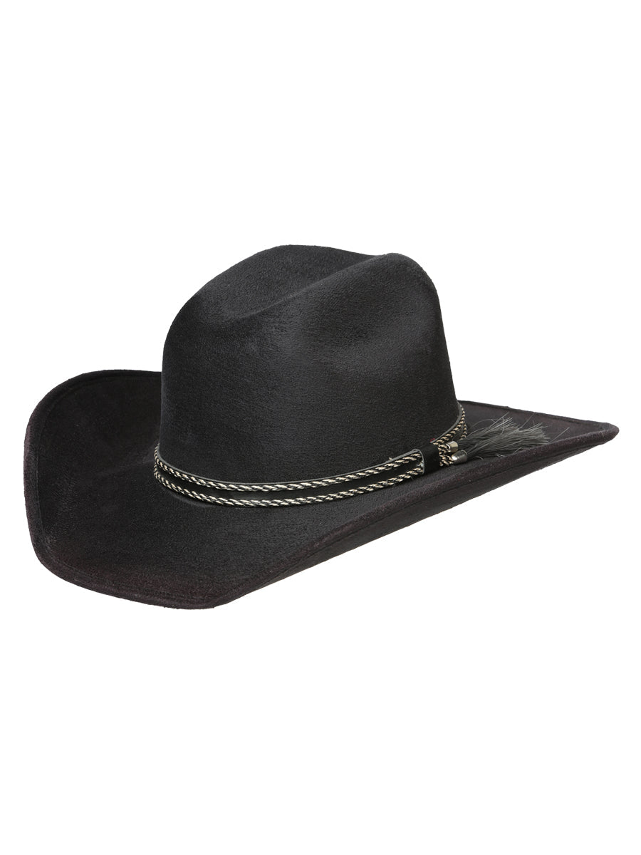 El General Suede Western Kids Hat Black 44247 - BELLEZA'S - El General Suede Western Kids Hat Black 44247 - NIÑO - 04424701