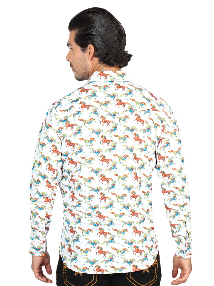 El General Western Shirt - White 44313 - BELLEZA'S - El General Western Shirt - White 44313 - CABALLERO - 04431301