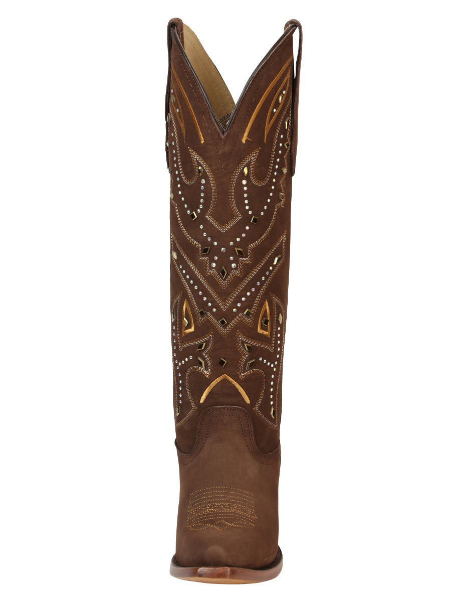 El General Women’s Embroidered Western Boots - Brown 45792 - BELLEZA'S - El General Women’s Embroidered Western Boots - Brown 45792 - DAMA - 04579201