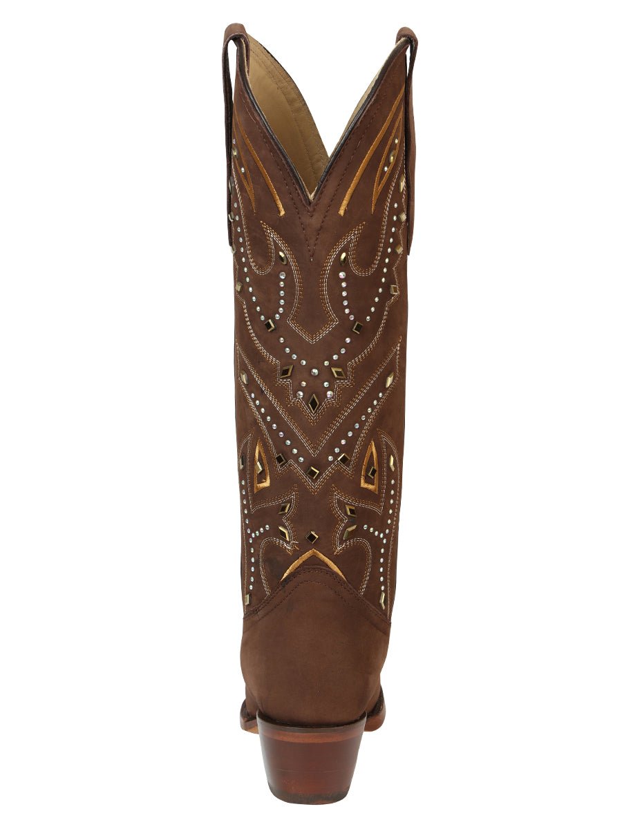 El General Women’s Embroidered Western Boots - Brown 45792 - BELLEZA'S - El General Women’s Embroidered Western Boots - Brown 45792 - DAMA - 04579201