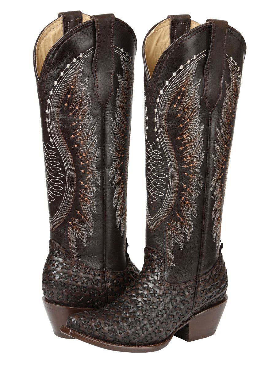 El General Women’s Embroidered Western Boots - Choco 45782 - BELLEZA'S - El General Women’s Embroidered Western Boots - Choco 45782 - DAMA - 04578201