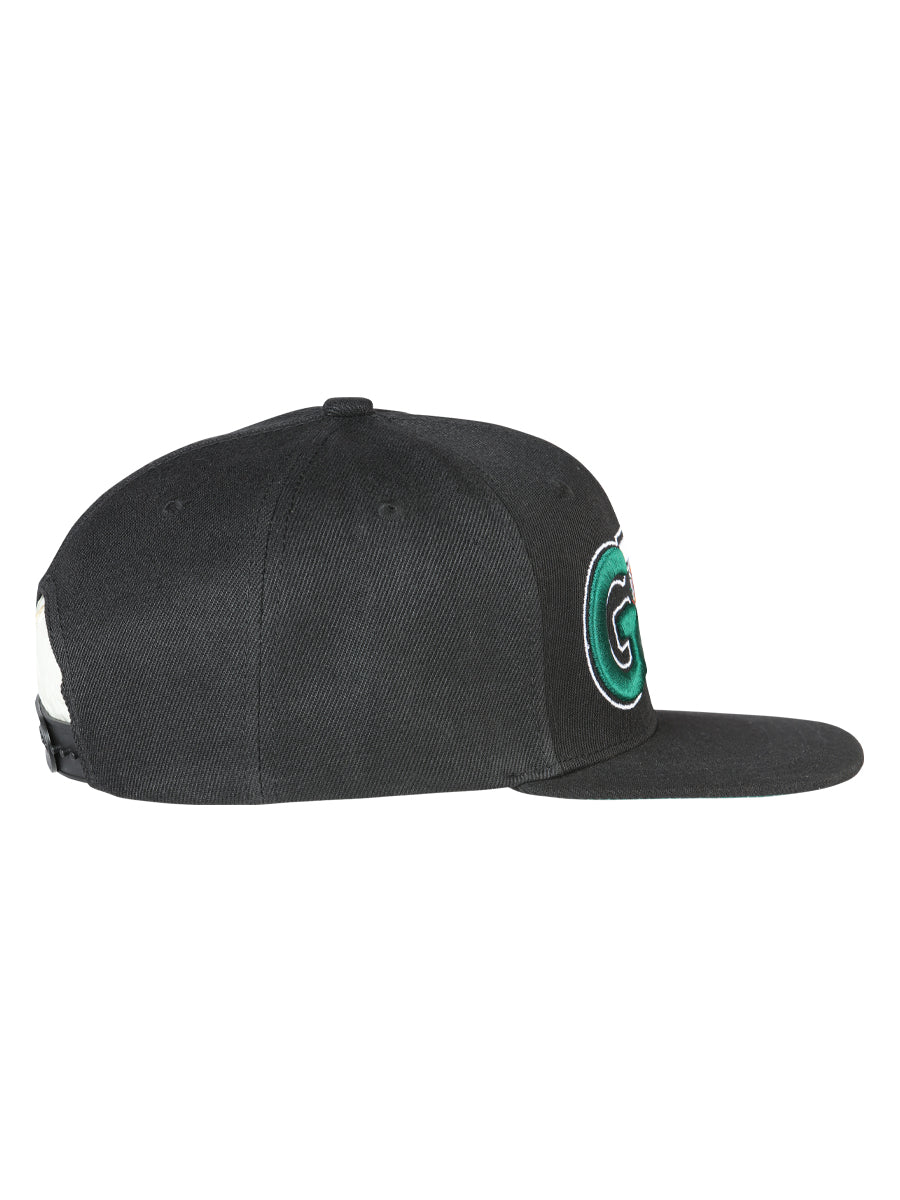 Guanajuato Black Embroidered Polyester Snap Back Cap 'El General' 44789 - BELLEZA'S - Guanajuato Black Embroidered Polyester Snap Back Cap 'El General' 44789 - Caps - 04478901