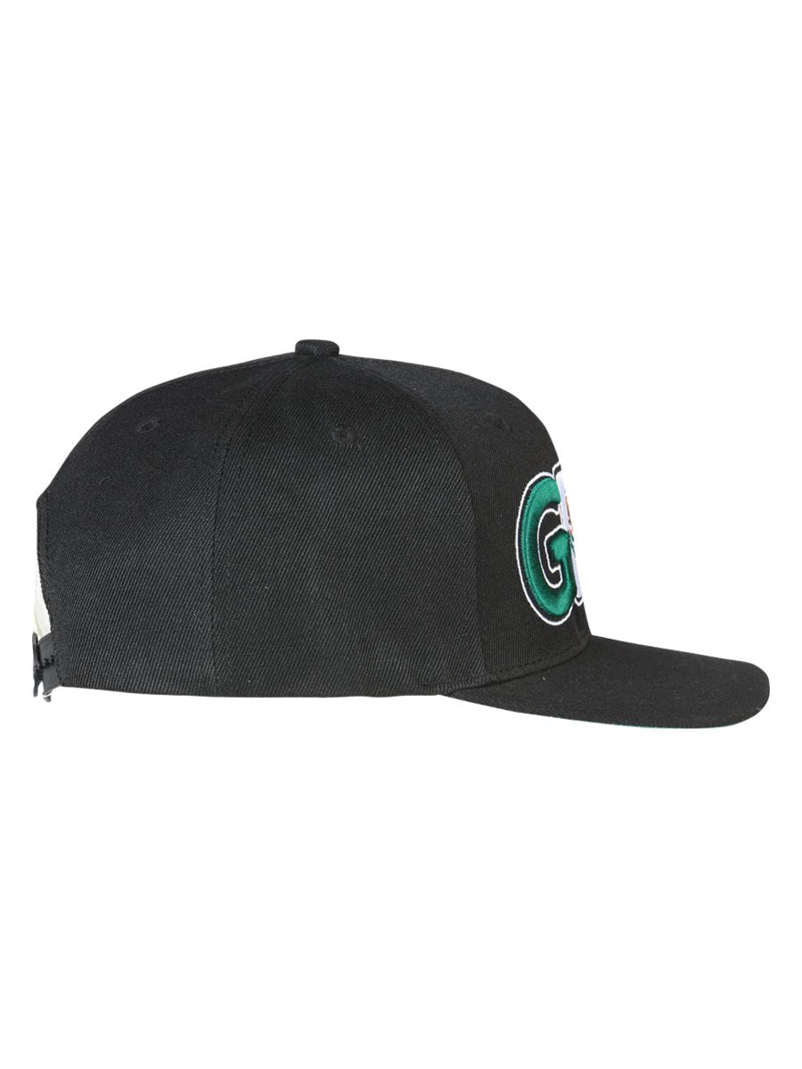 Guerrero Black Embroidered Polyester Snap Back Cap 'El General' 44791 - BELLEZA'S - Guerrero Black Embroidered Polyester Snap Back Cap 'El General' 44791 - Caps - 04479101