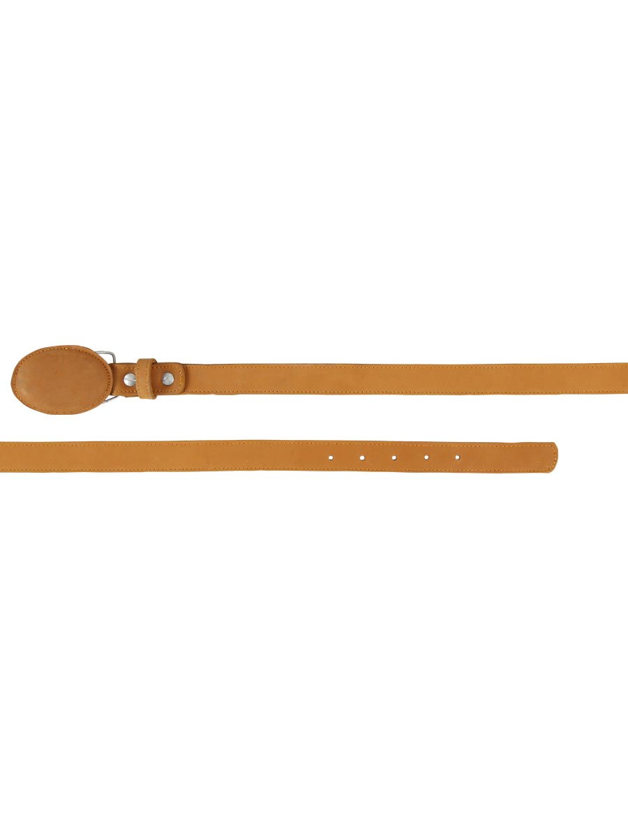Kids Western Belt - El General Nobuck Honey 45444 - BELLEZA'S - Kids Western Belt - El General Nobuck Honey 45444 - NIÑO - 04544401