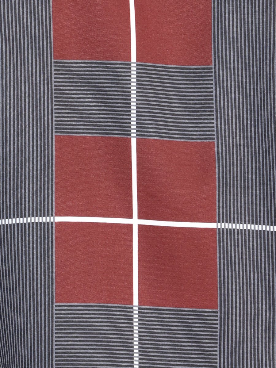 Men's Burgundy Printed Long Sleeve Western Shirt 'El Señor de los Cielos' 44603 - BELLEZA'S - Men's Burgundy Printed Long Sleeve Western Shirt 'El Señor de los Cielos' 44603 - Men's Shirt - 04460301