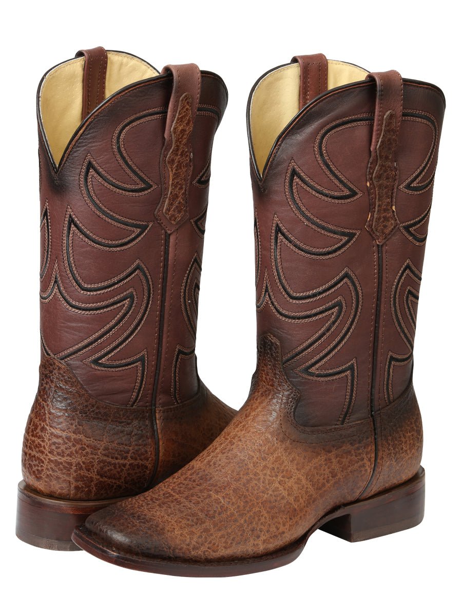 Men’s El General Rodeo Boots - Tobacco Elephant Print 45665 - BELLEZA'S - Men’s El General Rodeo Boots - Tobacco Elephant Print 45665 - CABALLERO - 04566501