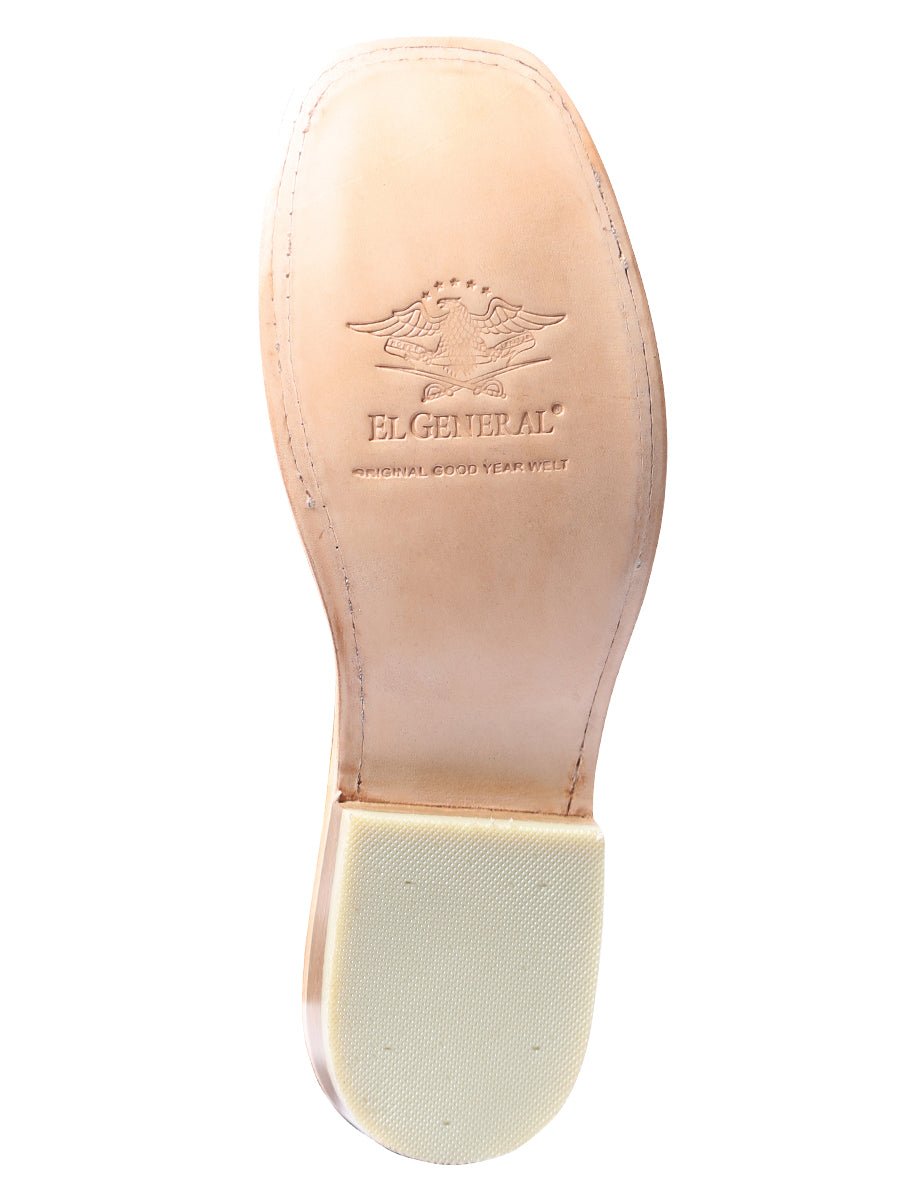 Men's Genuine Bovine Floter Leather Classic Rodeo Cowboy Boots 'El General' Honey 43009 - BELLEZA'S - Men's Genuine Bovine Floter Leather Classic Rodeo Cowboy Boots 'El General' Honey 43009 - Men's Boot - 04300901