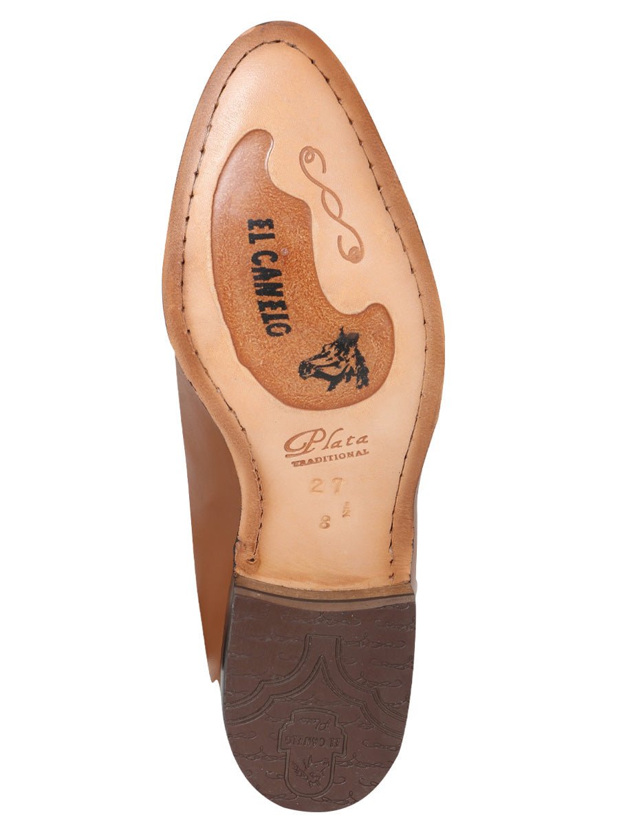 Men's Genuine Leather Classic Charro Boots 'El Canelo' Atlas Maple 227 - BELLEZA'S - Men's Genuine Leather Classic Charro Boots 'El Canelo' Atlas Maple 227 - Men's Ankle Boots - 00022701