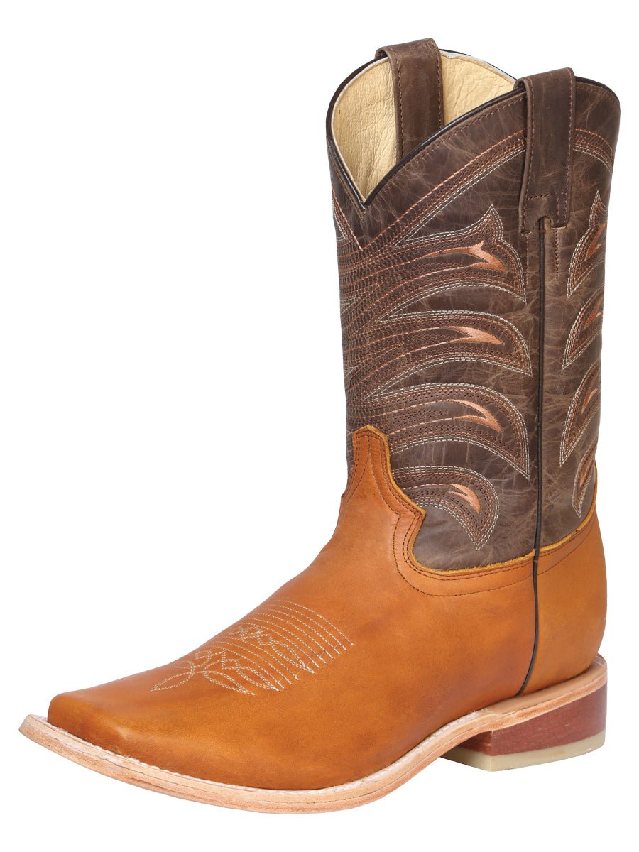 Men's Genuine Leather Classic Western Rodeo Cowboy Boots 'El General' 42991 - BELLEZA'S - Men's Genuine Leather Classic Western Rodeo Cowboy Boots 'El General' 42991 - Men's Boot - 04299101