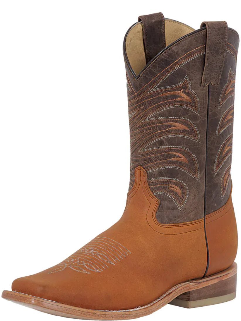 Men's Genuine Leather Classic Western Rodeo Cowboy Boots 'El General' 42991 - BELLEZA'S - Men's Genuine Leather Classic Western Rodeo Cowboy Boots 'El General' 42991 - Men's Boot - 04299101